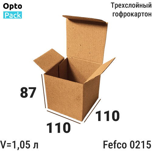 Коробка для упаковки 110х110х87 мм