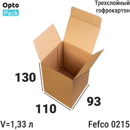 Самосборная коробка 110х93х130 мм