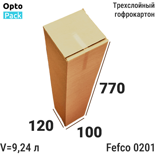 Упаковочная коробка 120х100х770 мм
