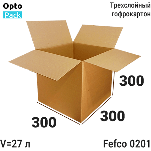 Коробка картонная 300х300х300 мм