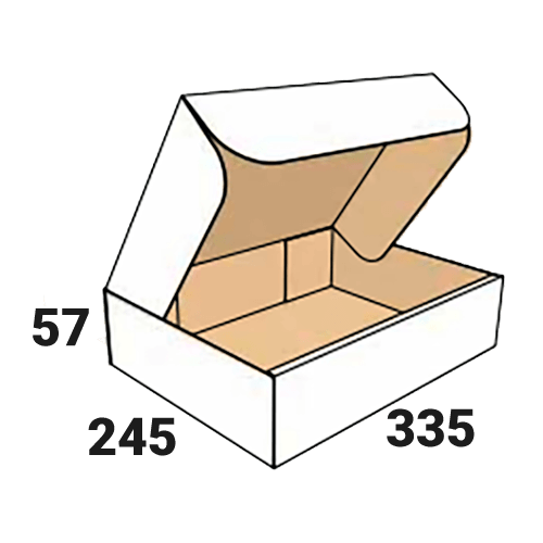 Самосборная коробка 335х245х57 мм