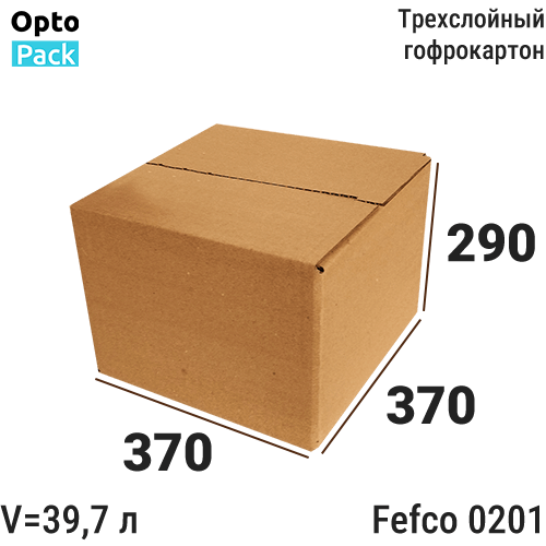 Коробка картонная 370х370х290мм