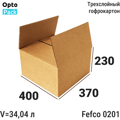 Коробка картонная 400х370х230 мм