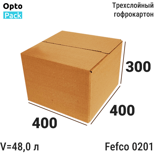 Коробка картонная 400х400х300 мм