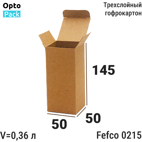 Коробка для косметики (шампуни гели) 50х50х145 мм